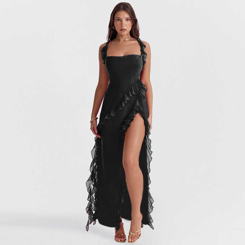 Selene - Ruffled Maxi Dress