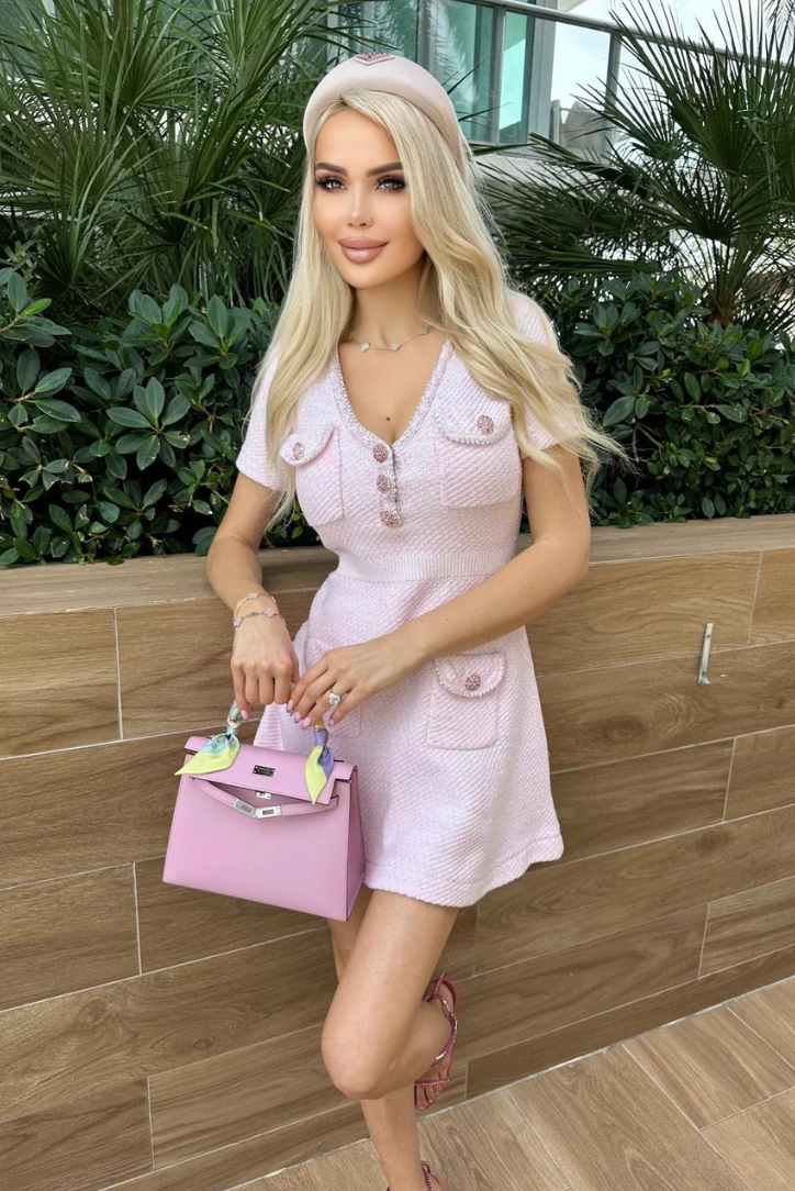 Casey - Pink Mini Dress