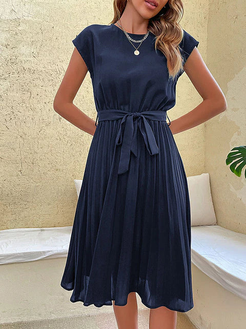 Sofia - Elegant Short-Sleeve Summer Dress