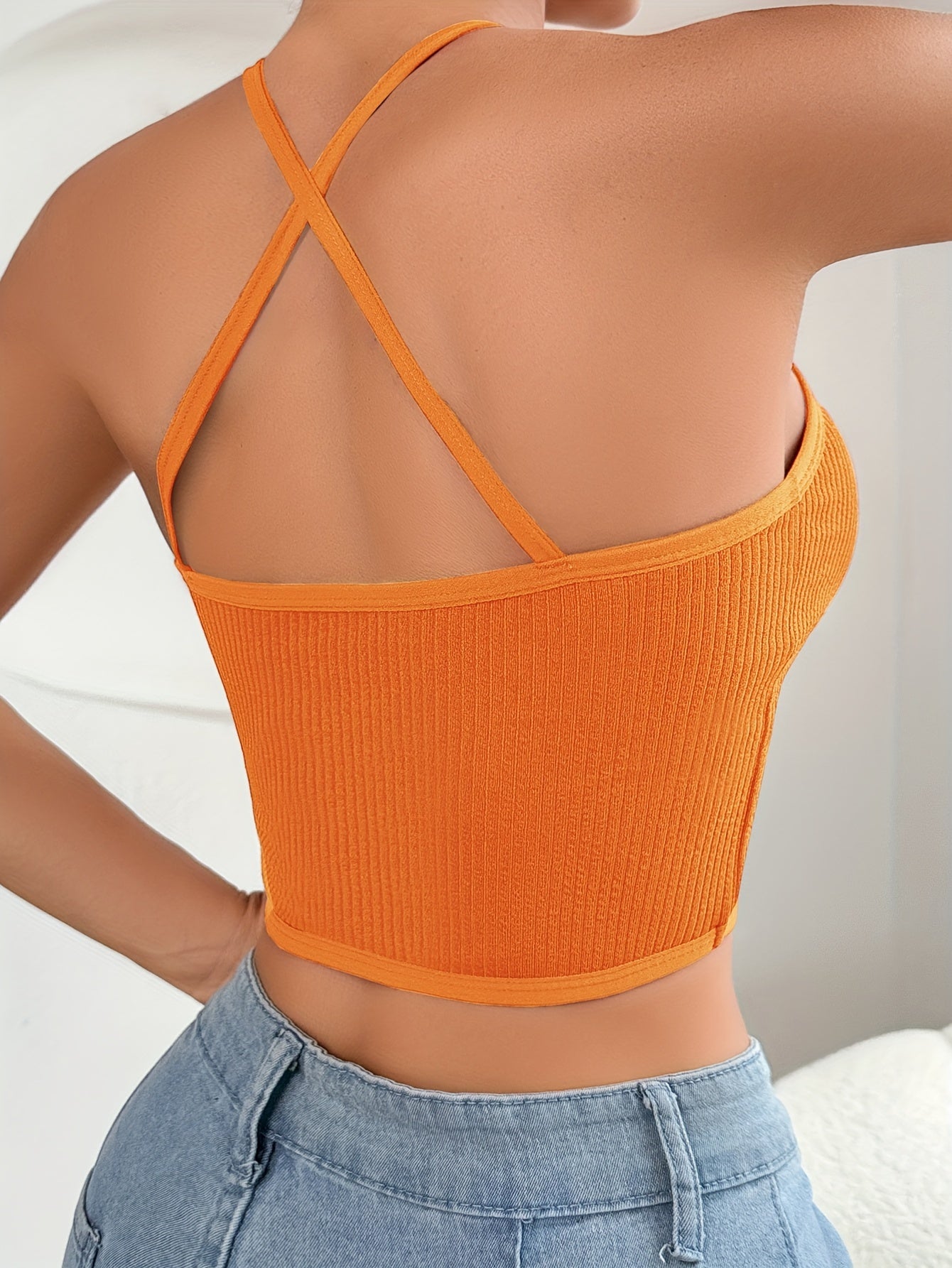 Sienna | The Crop Top with Chic Cross-Strap Detailing